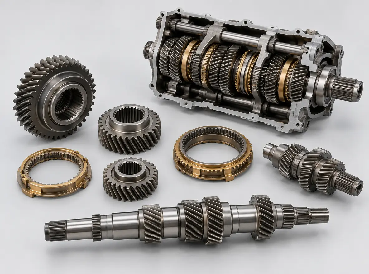 FAST gearbox gears, synchronizers, and housings for heavy-truck transmissions