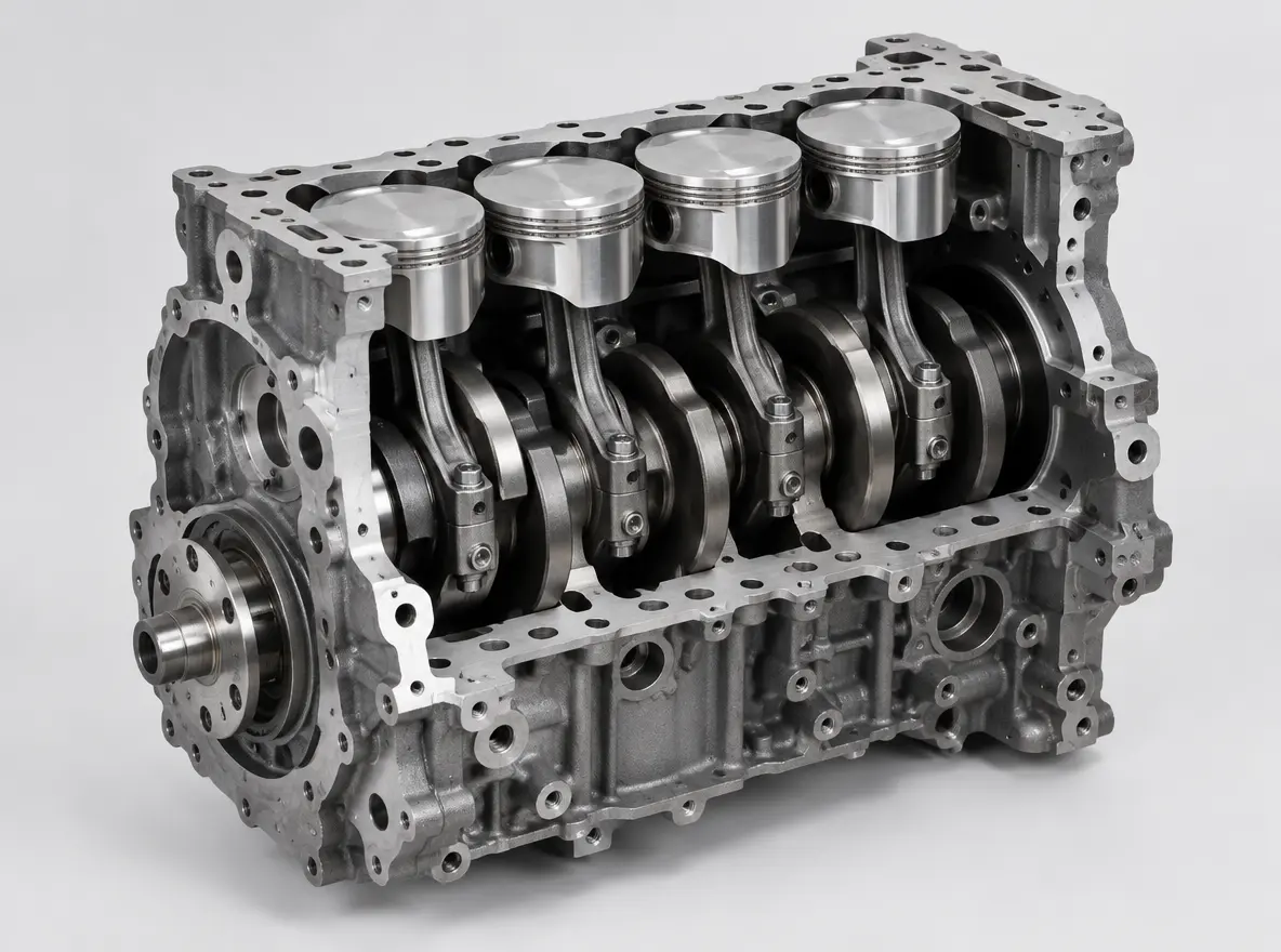 Passenger-car long block quoted from the engine code
